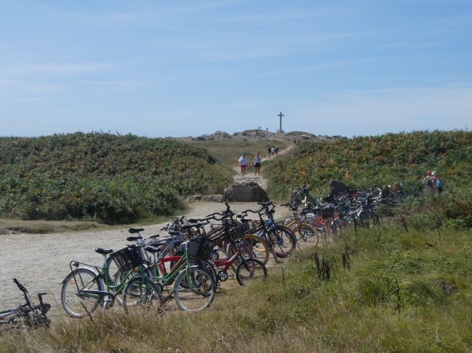 Bicycle parking on Ile d'Yeu